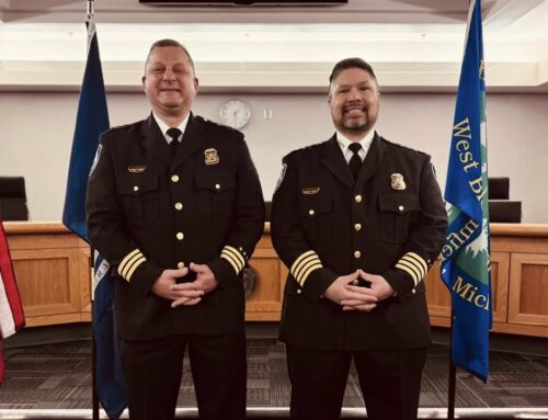 Dale Young and Scott Mong Take Oath of Office as West Bloomfield Chief of Police and Deputy Chief